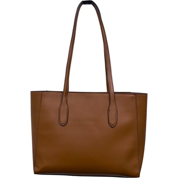 DKNY Lola Tote Bag Brown Double Handle - Picture 2 of 4